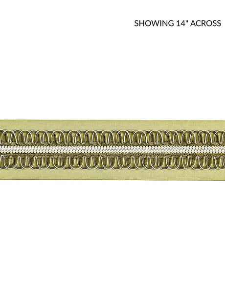 Scalamandre Colette Braided Tape Leaf Trim