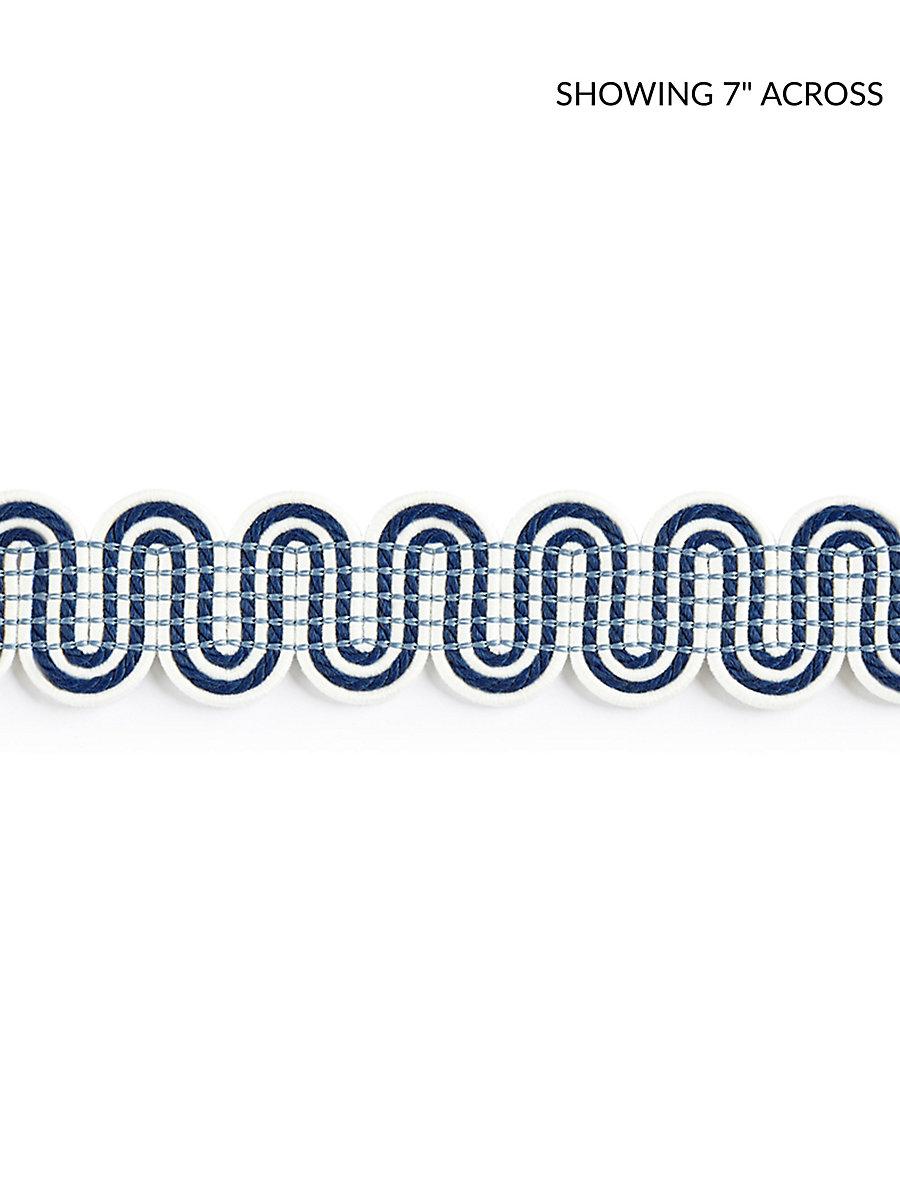 Scalamandre Serpentine Braid Indigo Trim
