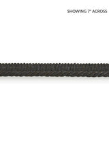 Scalamandre Anders Linen Cord Carbon Trim