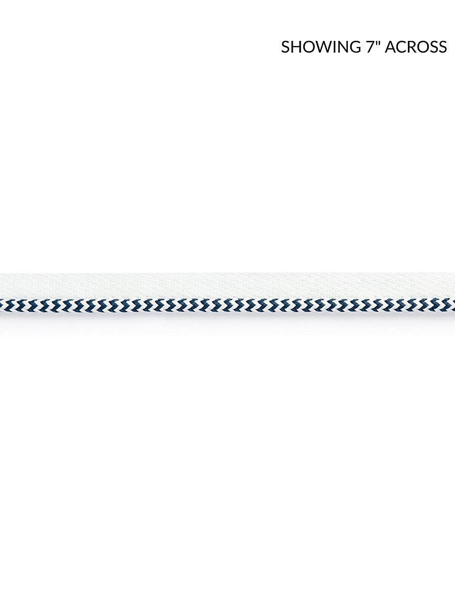 Scalamandre Zig Zag Cord Indigo Trim