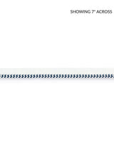 Scalamandre Zig Zag Cord Indigo Trim