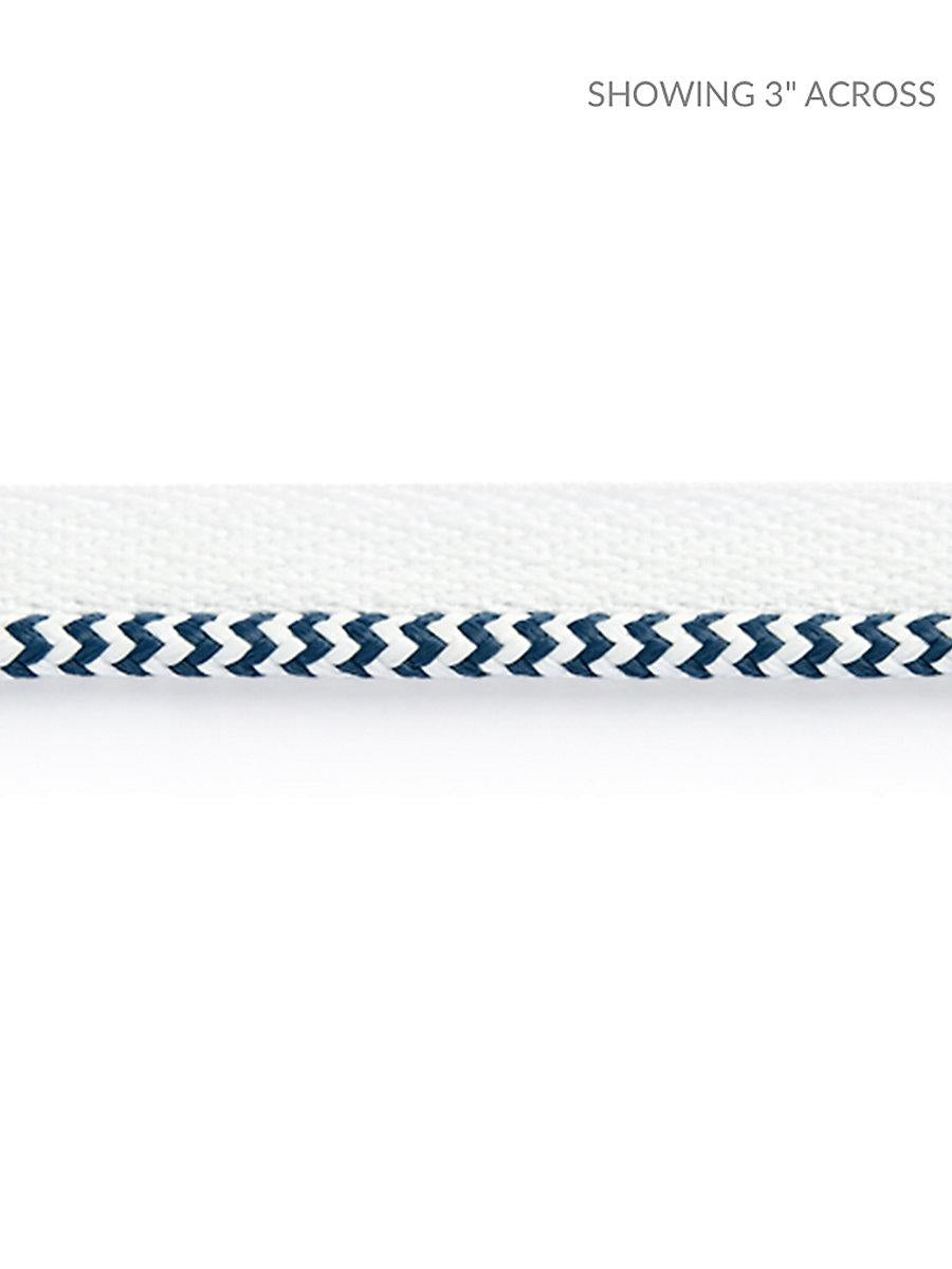 Scalamandre Zig Zag Cord Indigo Trim
