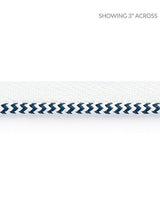 Scalamandre Zig Zag Cord Indigo Trim