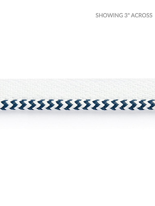 Scalamandre Zig Zag Cord Indigo Trim