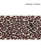 Scalamandre Leopard Velvet Tape Espresso Trim