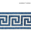 Scalamandre Greek Key Velvet Tape Indigo Trim
