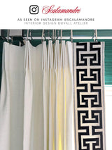 Scalamandre Imperial Embroidered Tape Noir Trim