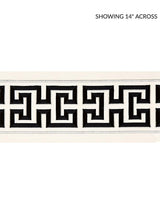 Scalamandre Imperial Embroidered Tape Noir Trim