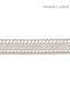 Scalamandre Watermill Gimp Silver Grey Trim