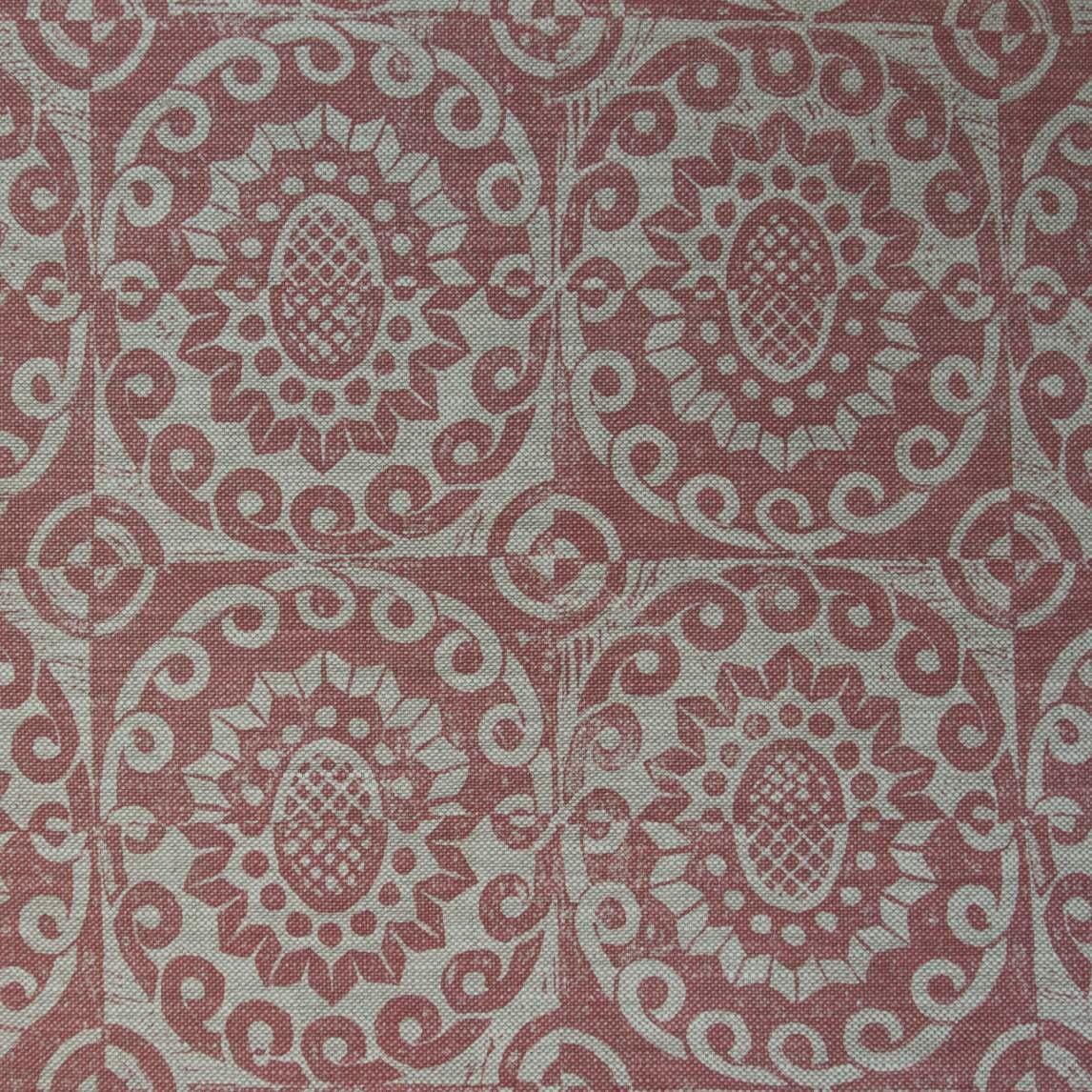 Lee Jofa PINEAPPLE ON OATMEAL PINK Fabric