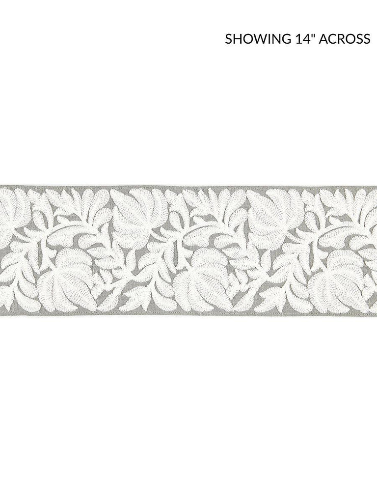 Scalamandre COVENTRY EMBROIDERED TAPE FRENCH GREY Trim