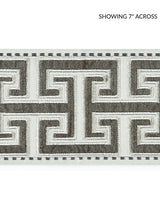 Scalamandre Luxor Velvet Tape Charcoal Trim