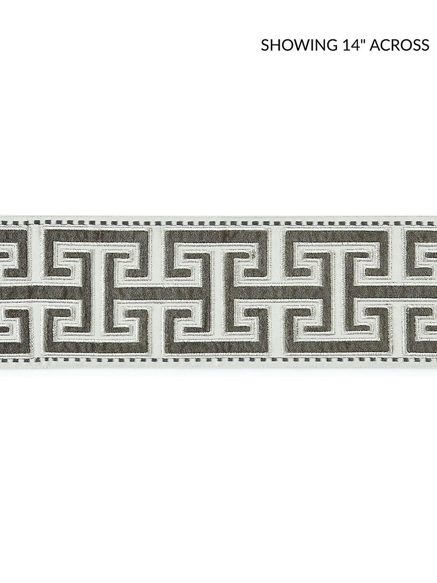 Scalamandre Luxor Velvet Tape Charcoal Trim