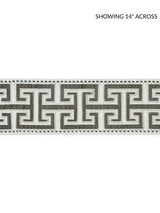 Scalamandre Luxor Velvet Tape Charcoal Trim