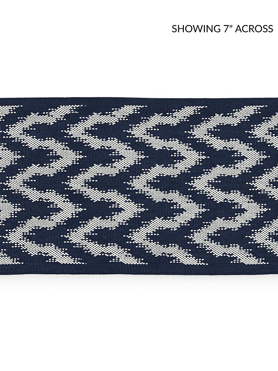 Scalamandre Seychelles Tape Indigo Trim