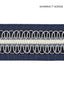 Scalamandre Colette Braided Tape Navy Trim