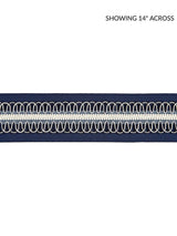 Scalamandre Colette Braided Tape Navy Trim