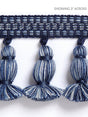 Scalamandre Halsey Onion Fringe Indigo Trim