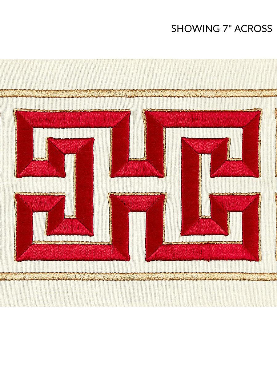 Scalamandre Imperial Embroidered Tape Lacquer Trim