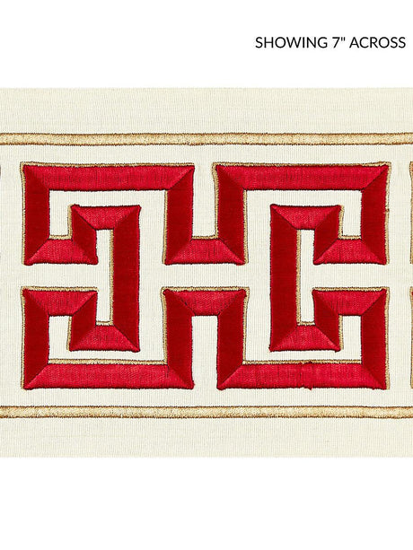 Scalamandre Imperial Embroidered Tape Lacquer Trim