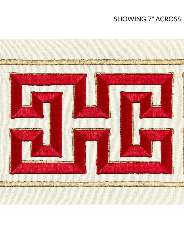 Scalamandre Imperial Embroidered Tape Lacquer Trim