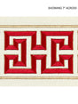 Scalamandre Imperial Embroidered Tape Lacquer Trim