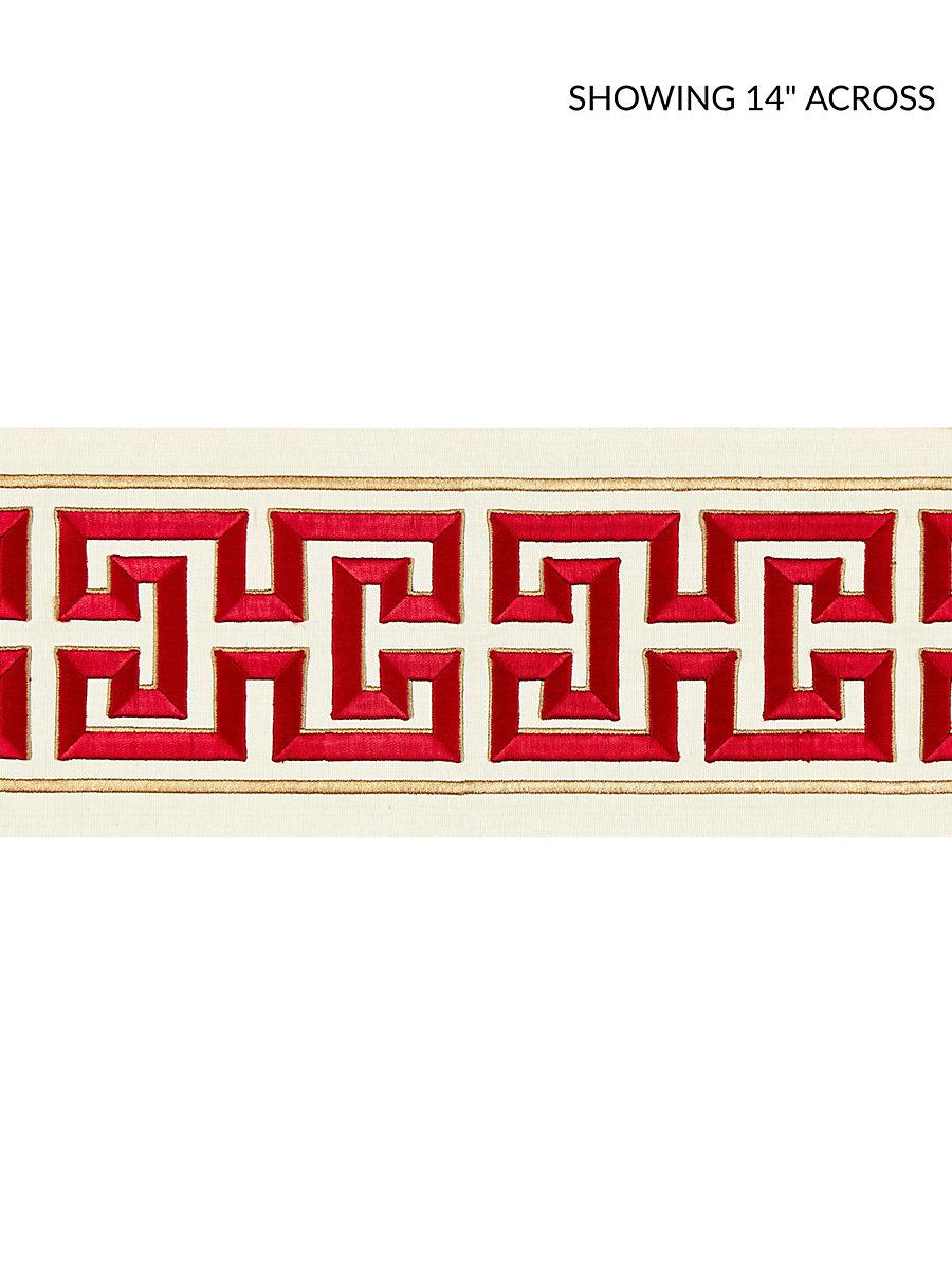 Scalamandre Imperial Embroidered Tape Lacquer Trim