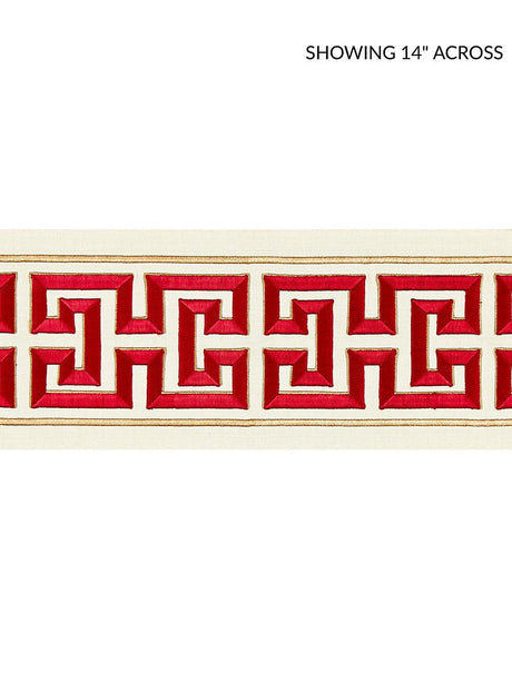 Scalamandre Imperial Embroidered Tape Lacquer Trim