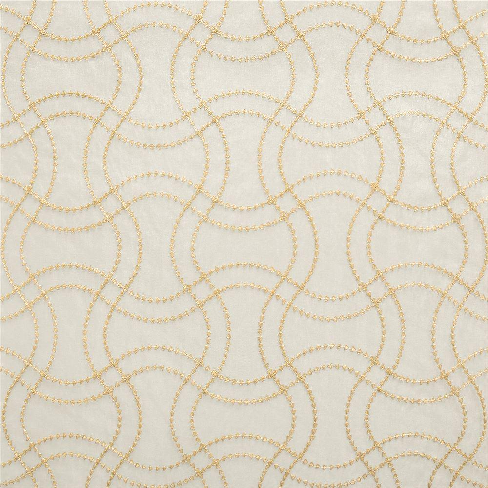 Kasmir Sawtooth Butterscotch Fabric