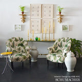 Schumacher Les Fougeres Antique Fabric