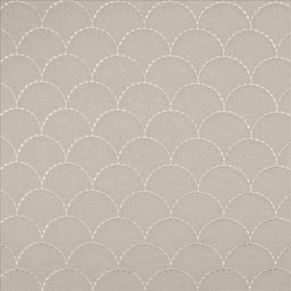 Kasmir Scalloped Smoke Fabric