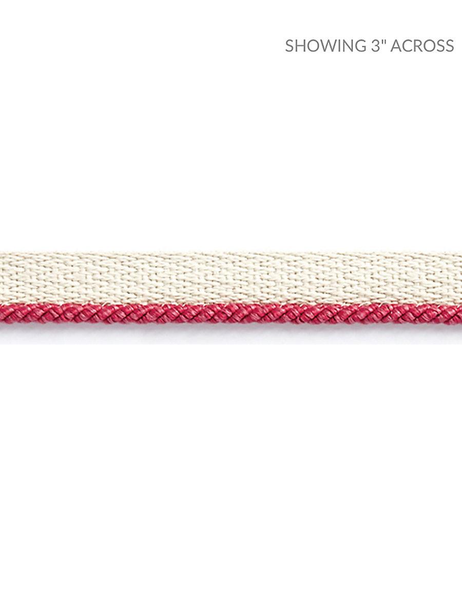 Scalamandre Tortola Twisted Cord Hibiscus Trim