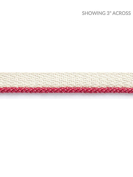 Scalamandre Tortola Twisted Cord Hibiscus Trim