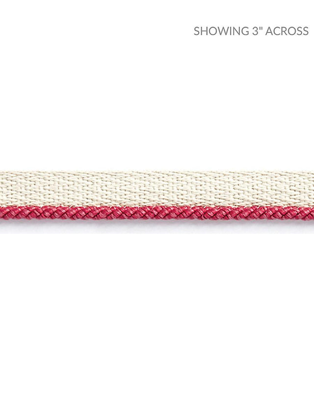 Scalamandre Tortola Twisted Cord Hibiscus Trim