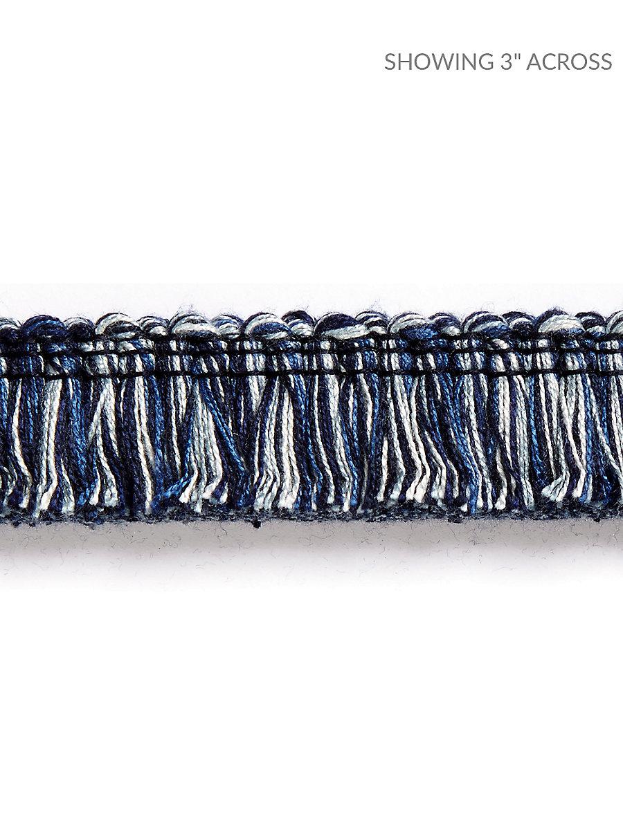 Scalamandre Gardiner Brush Fringe Indigo Trim
