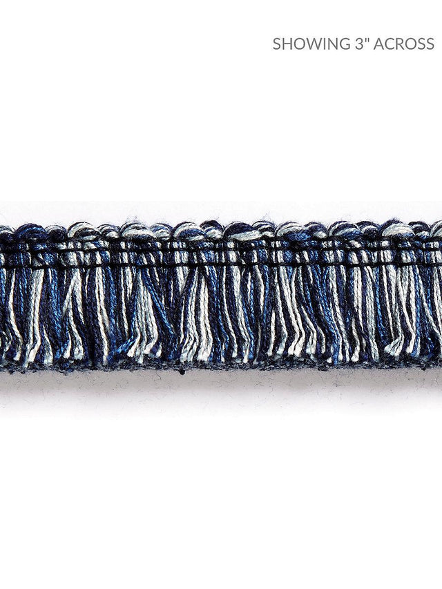 Scalamandre Gardiner Brush Fringe Indigo Trim