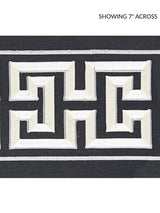 Scalamandre Imperial Embroidered Tape Charcoal Trim
