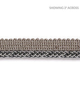 Scalamandre Georgica Braided Cord Charcoal Trim
