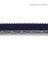 Scalamandre Georgica Braided Cord Indigo Trim