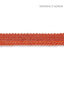 Scalamandre Millstone Twisted Cord Coral Trim