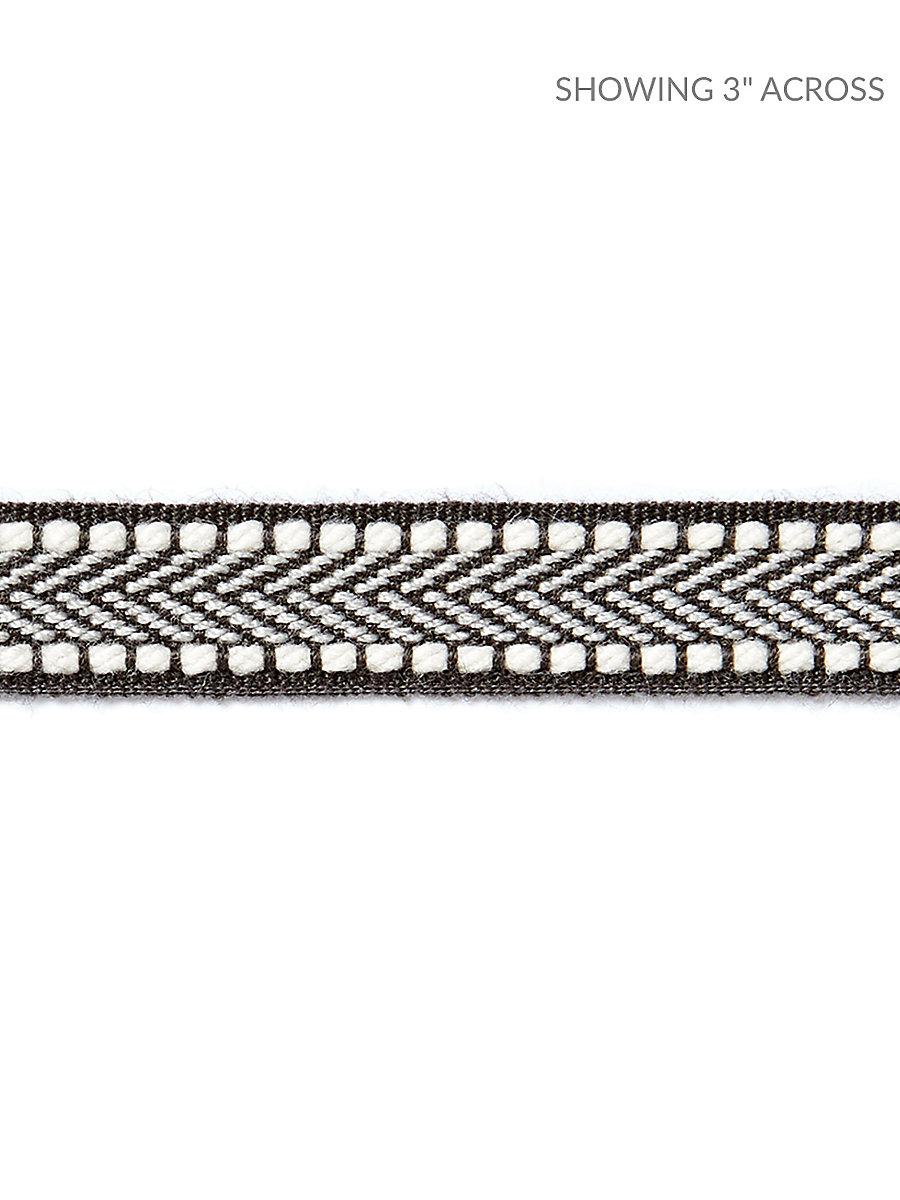 Scalamandre Watermill Gimp Charcoal Trim