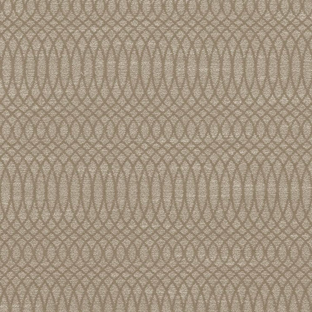 Kasmir Scrolly Stripe Flax Fabric