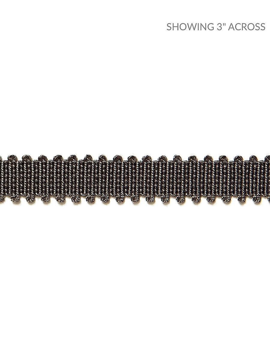 Scalamandre Lancaster Gimp Charcoal Trim