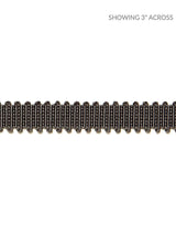 Scalamandre Lancaster Gimp Charcoal Trim