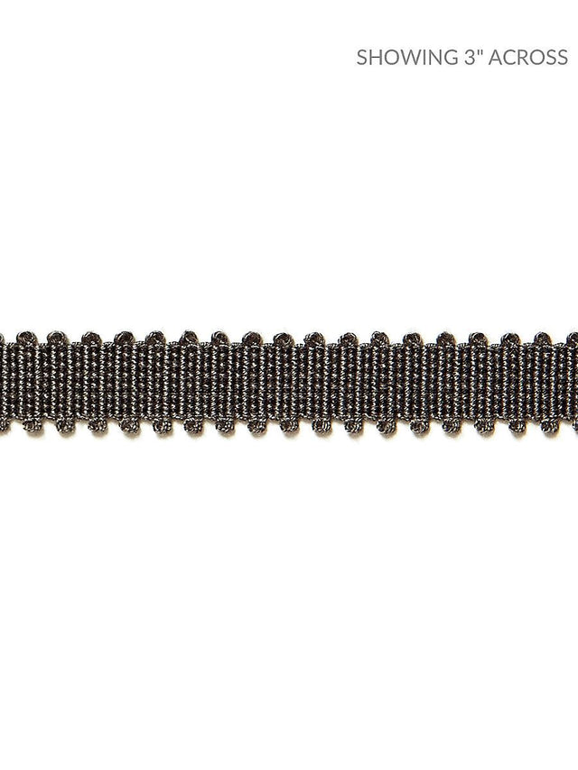 Scalamandre Lancaster Gimp Charcoal Trim