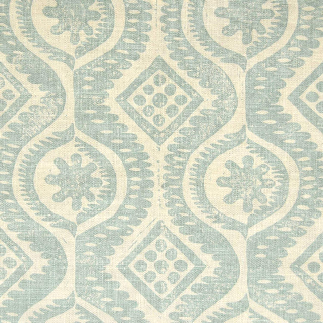 Lee Jofa DAMASK AQUA Wallpaper