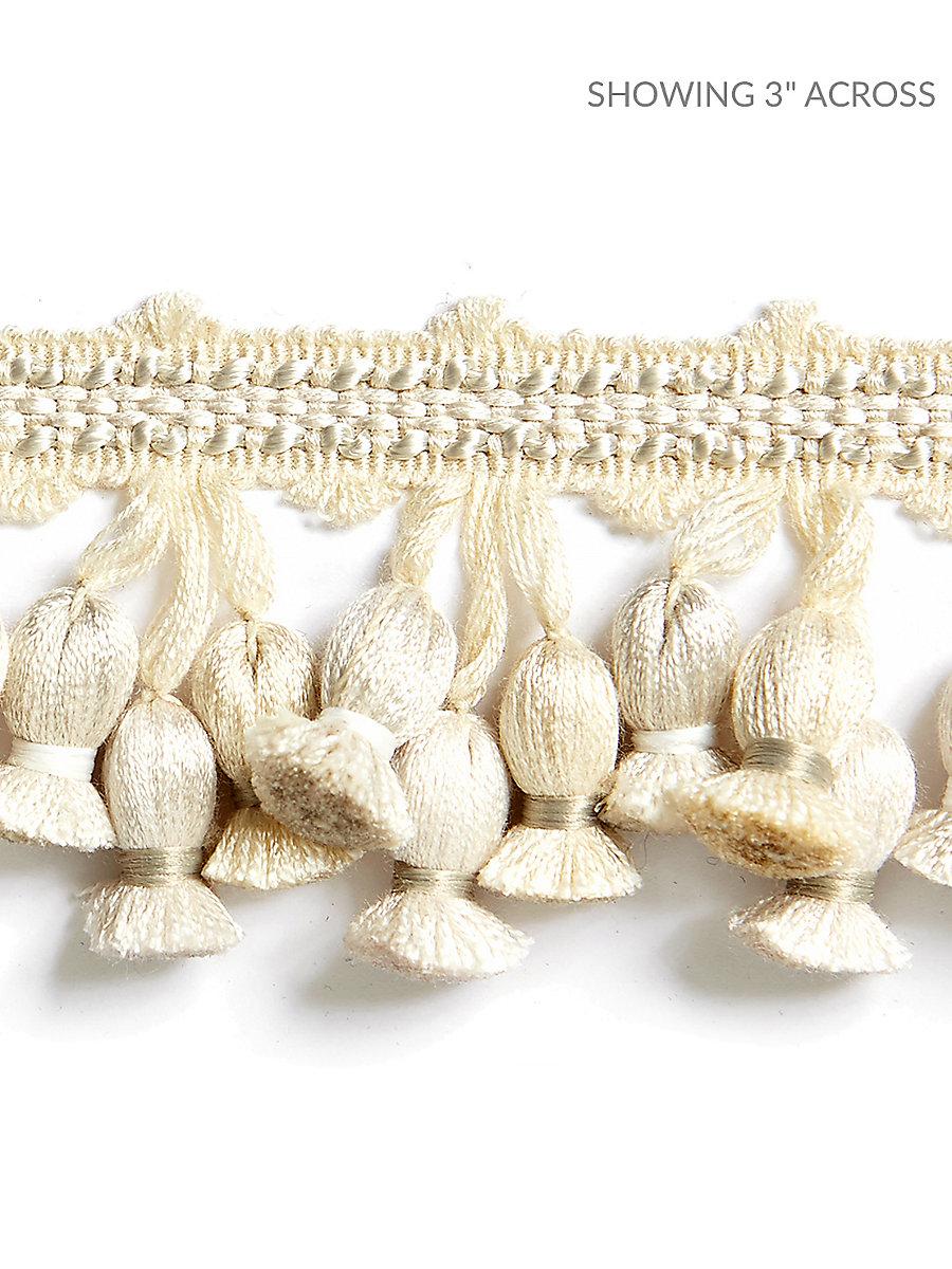 Scalamandre Newport Tassel Fringe Ivory Trim