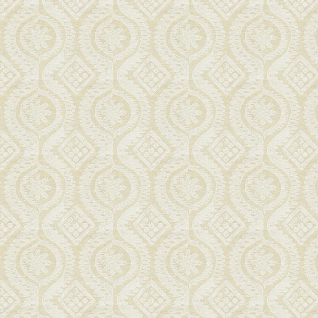 Lee Jofa DAMASK WHITE Fabric