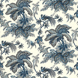 Schumacher Coconut Grove Lapis Wallpaper