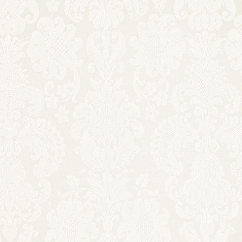 Schumacher Kirkmicha Jacquard Sheer Ivory Fabric